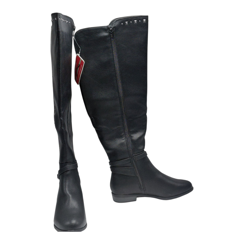 Rialto Over the Knee Riding Boots Womens 6M Western Chic Coastal Cowgirl Biker - Picture 4 of 14